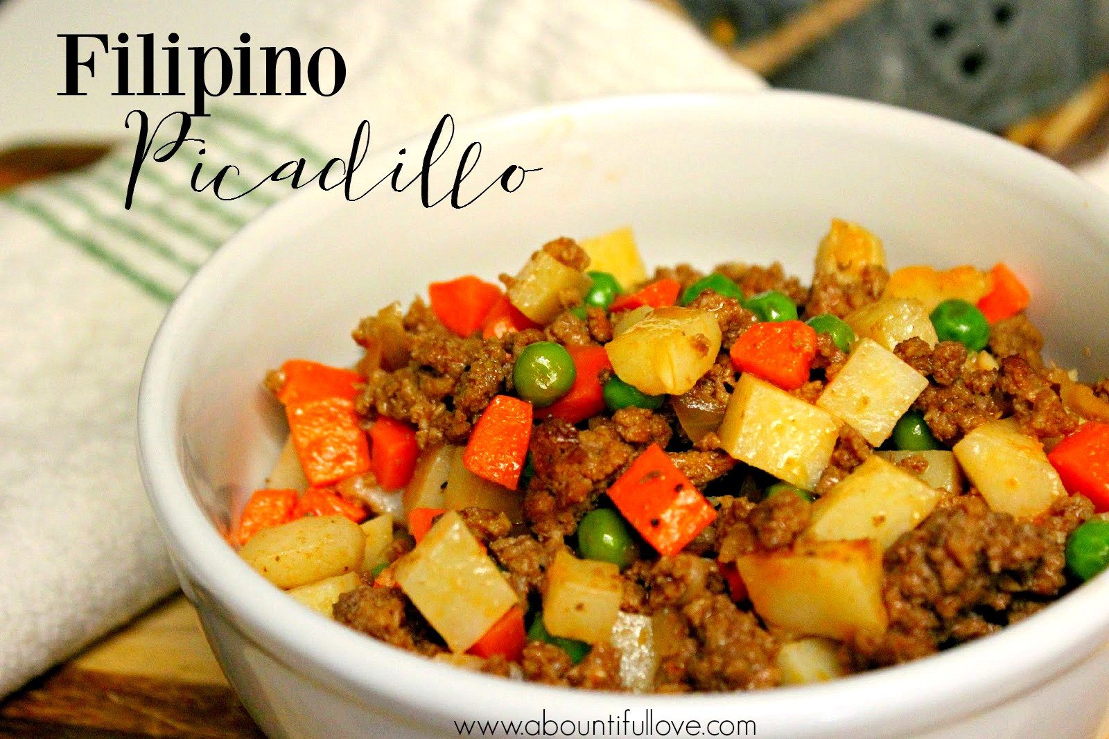 Philippine Vegetarian Recipes
 Filipino Picadillo A Bountiful Love