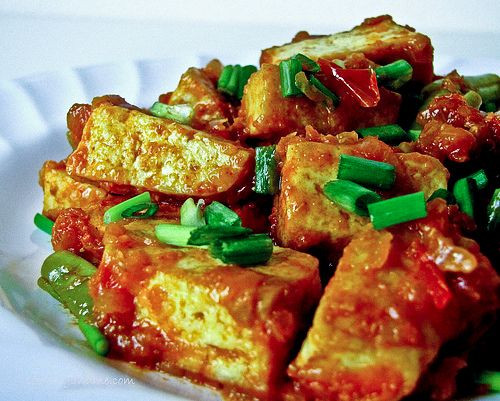 Philippine Vegetarian Recipes
 Filipino Spicy Stir Fried Tofu Tofu
