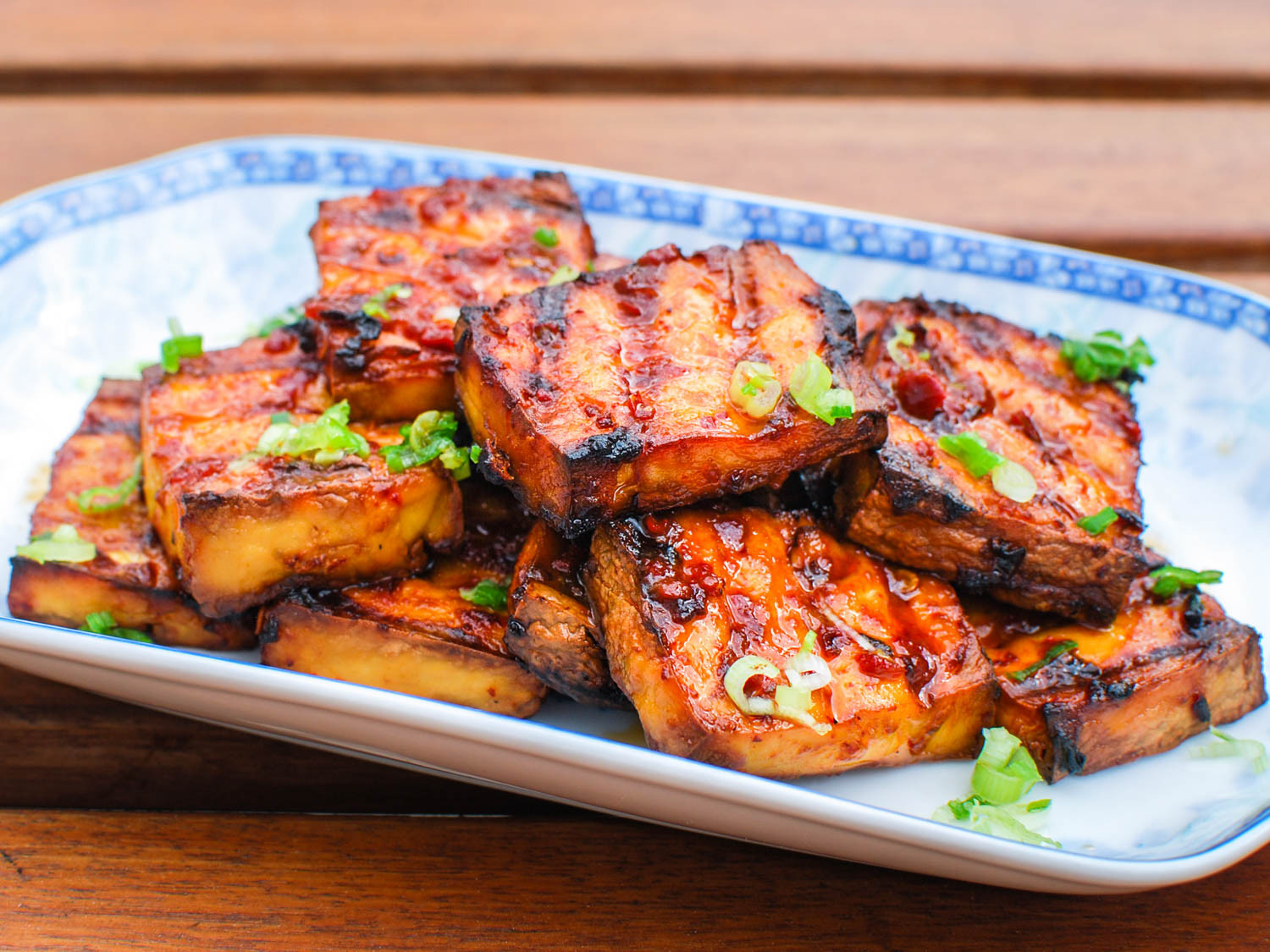 Pork Tofu Recipes
 Cuisines Collide in This Grilled Tofu With Chipotle Miso