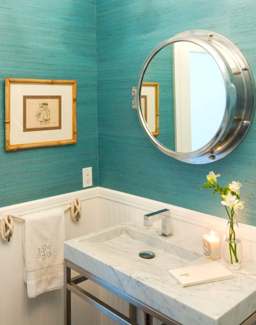 Porthole Bathroom Mirror
 Decorative Bathroom Mirrors Coastal & Nautical Style