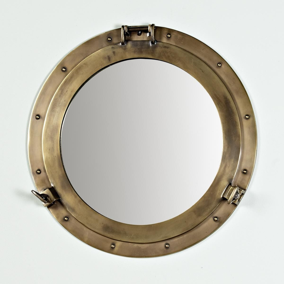 Porthole Bathroom Mirror
 Nautical Brass Porthole Mirror HT