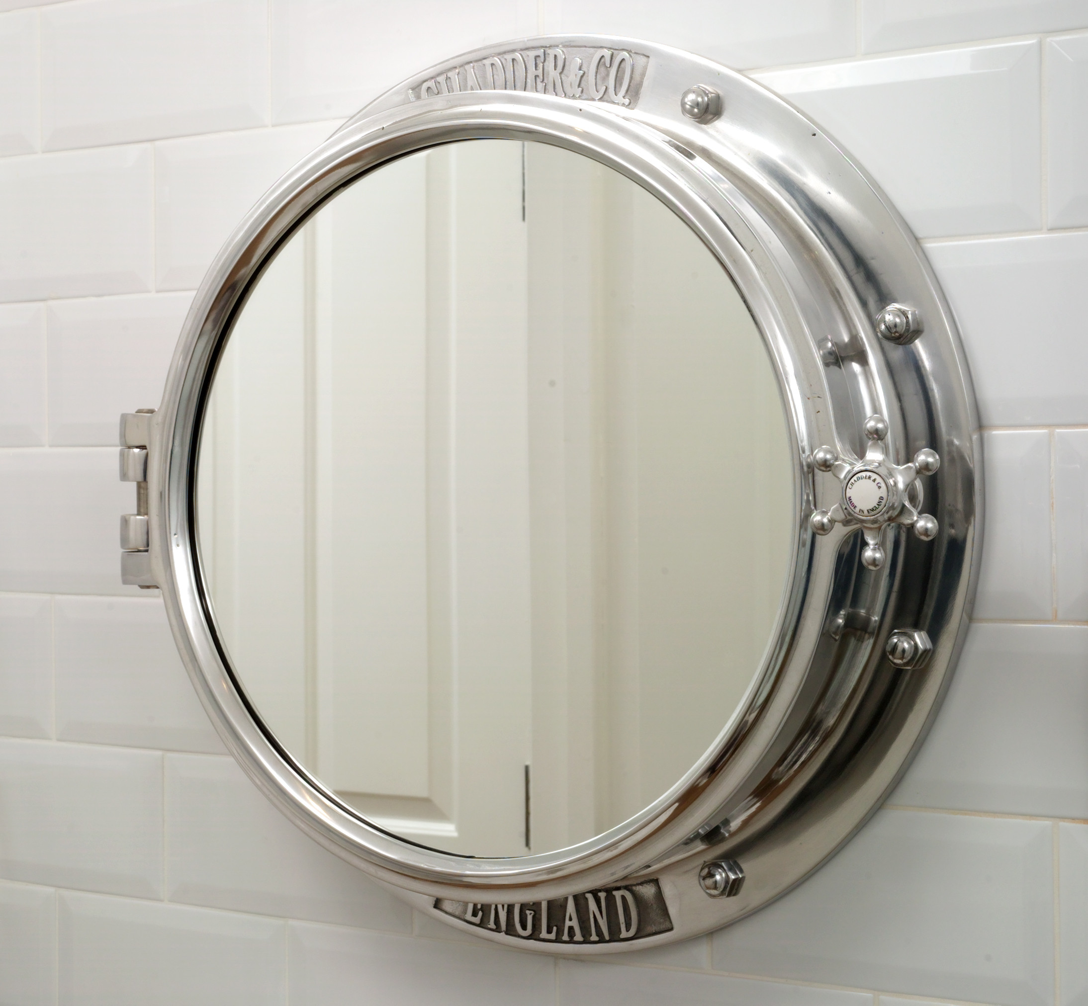 Porthole Bathroom Mirror
 PORTHOLE MIRROR CABINET