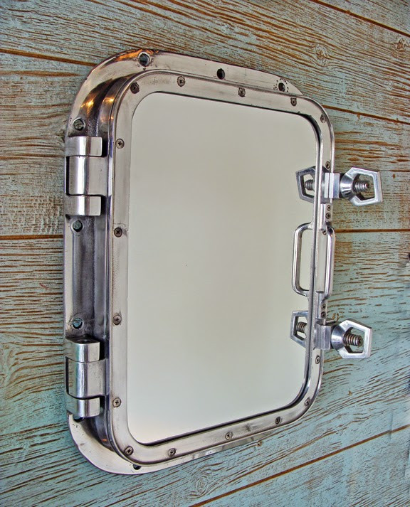 Porthole Bathroom Mirror
 Skipjack s Nautical Living Sophisticated Nautical Design