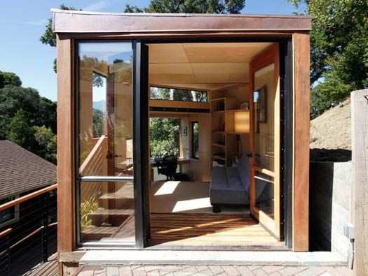 Prefab Backyard Offices
 Prefab backyard home office designed by students at