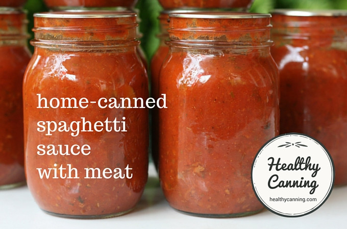 Pressure Canning Spaghetti Sauce
 Spaghetti Sauce with Meat Healthy Canning