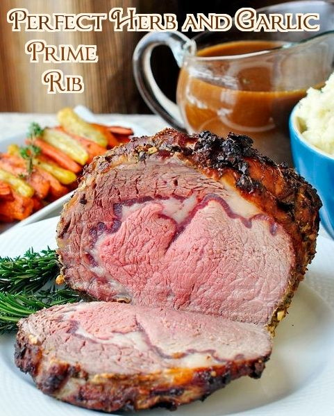 Prime Rib Side Dishes Food Network
 Herb and Garlic Crusted Prime Rib Roast with Burgundy