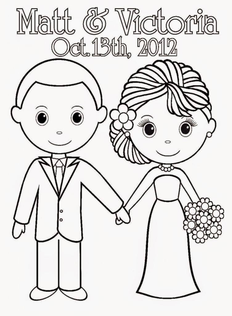 Printable Wedding Coloring Book
 10 Ways Adult Coloring Books and Weddings Go Hand in Hand