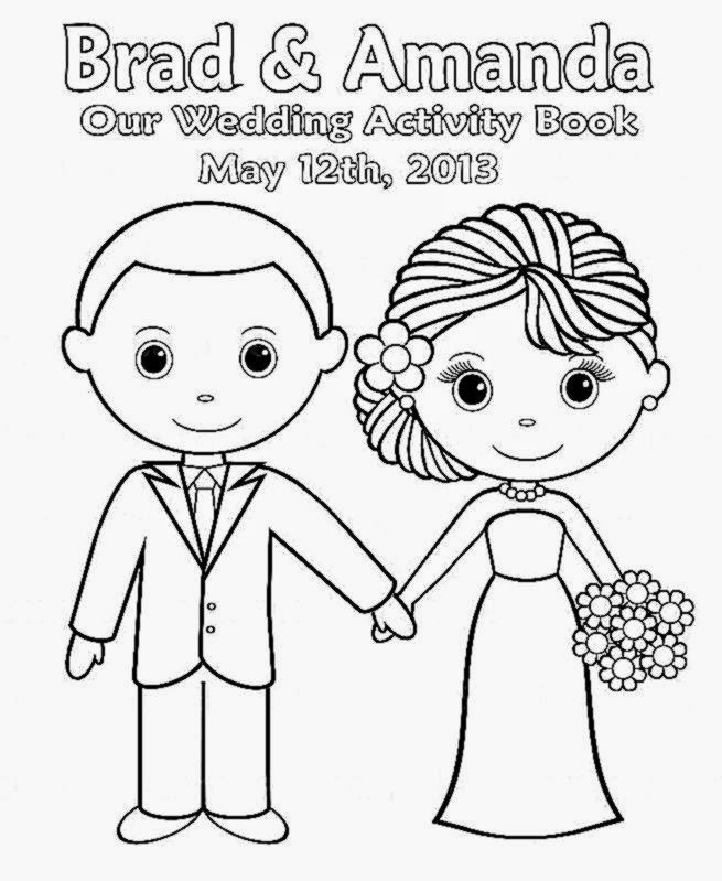 Printable Wedding Coloring Book
 Printable Wedding Coloring Book
