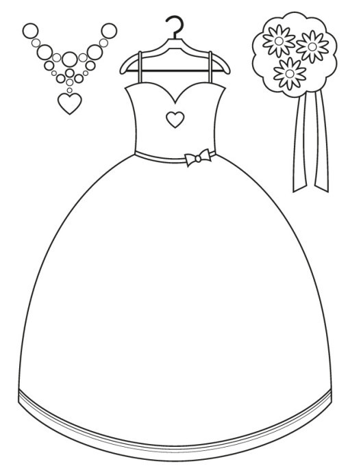 Printable Wedding Coloring Book
 17 Wedding Coloring Pages for Kids Who Love to Dream About