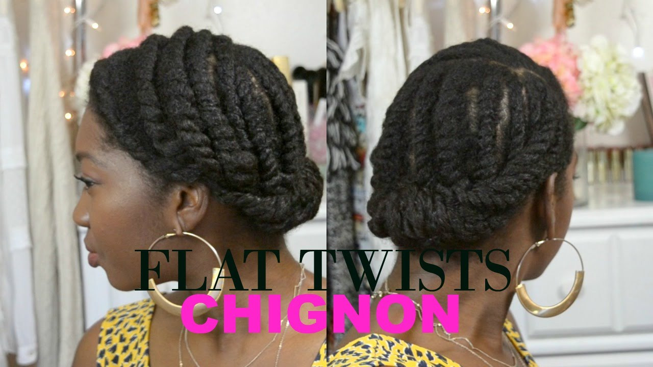 Protective Updo Hairstyles
 NATURAL HAIR PROTECTIVE STYLE UPDO CHUNKY FLAT TWISTS
