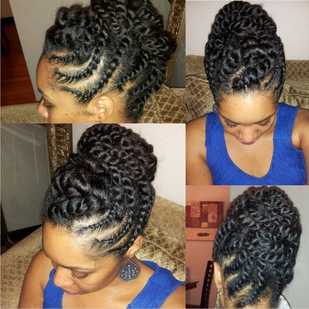 Protective Updo Hairstyles
 15 Collection of Flat Twist Updo Hairstyles Natural Hair