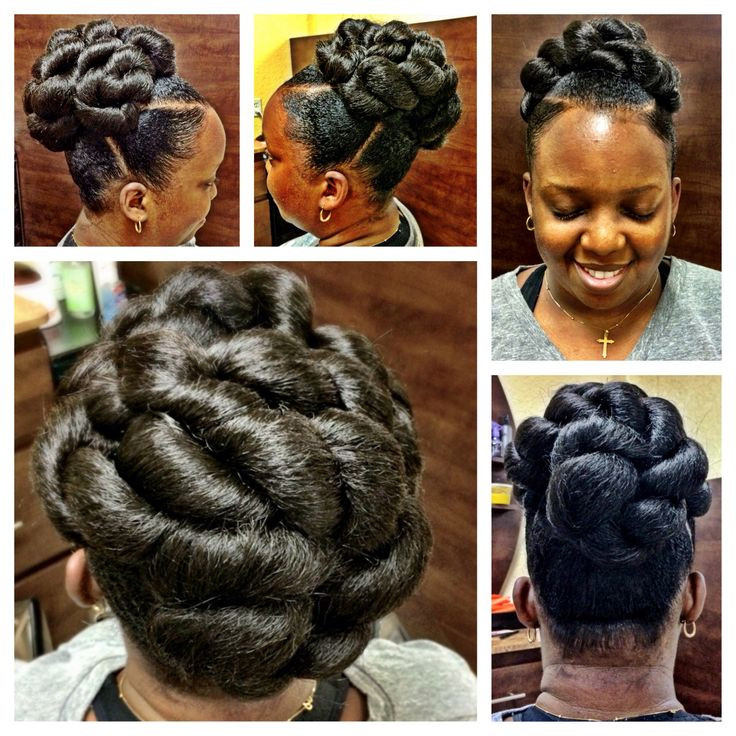 Protective Updo Hairstyles
 1128 best images about Natural hair styles on Pinterest