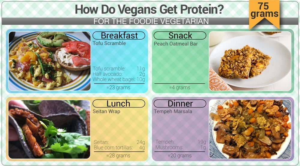 Protein For Vegetarian
 How Do Vegans Get Protein a visual guide
