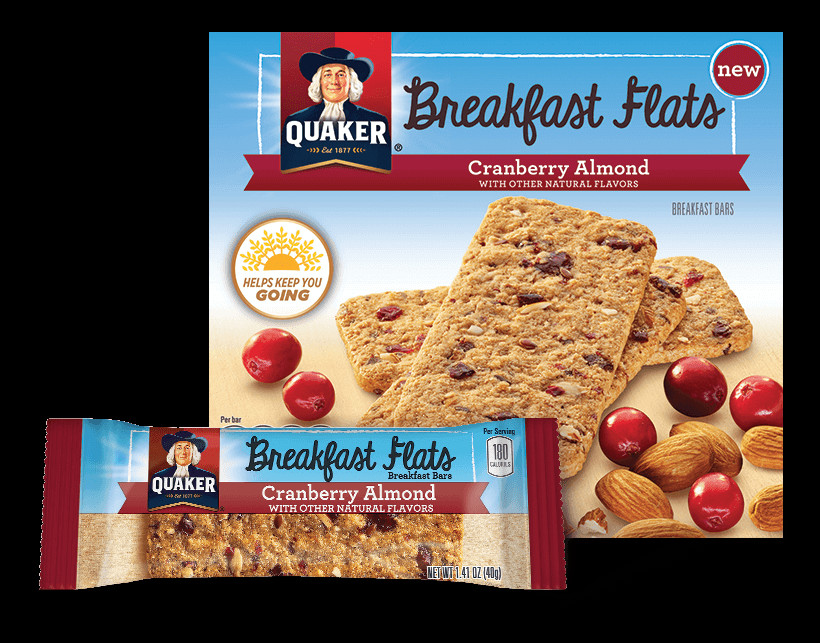 Quaker Oats Breakfast Squares
 Product Snack Bars Quaker Breakfast Flats Cranberry