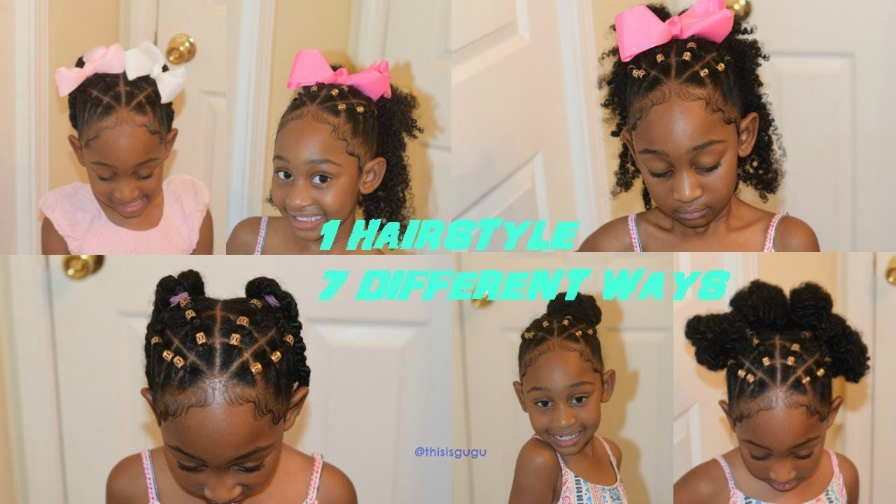 Quick And Easy Black Hairstyles
 QUICK EASY AND CUTE KIDS GIRLS NATURAL HAIRSTYLES 7