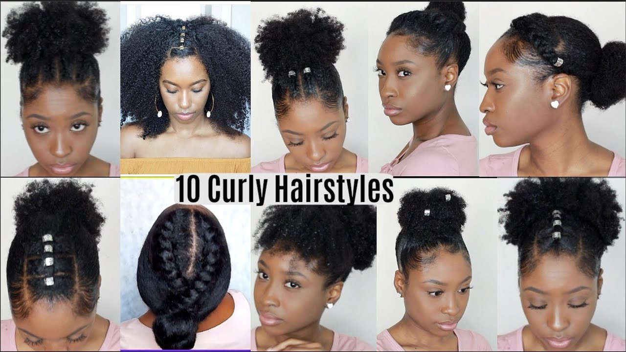 Quick And Easy Black Hairstyles
 10 Quick Easy Hairstyles For Natural Curly Hair