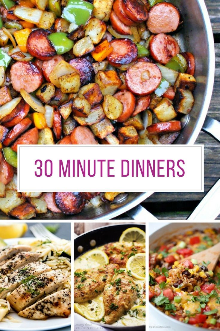 Quick And Easy Dinner Recipes For Families
 Best 30 Minute Dinner Recipes Easy Midweek Meals