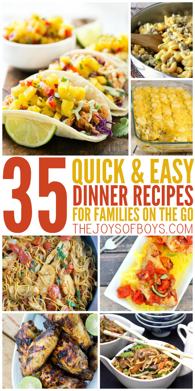 Quick And Easy Dinner Recipes For Families
 35 Quick and Easy Dinner Recipes for the Family on the Go