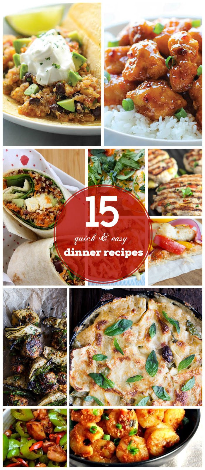 Quick And Easy Dinner Recipes For Families
 15 Quick & Easy Dinner Recipes for Family