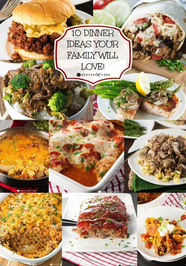 Quick And Easy Dinner Recipes For Families
 10 Dinner Ideas Your Family Will Love including dinner