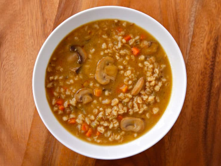 Recipes For Mushroom Barley Soup
 Mushroom Barley Soup forting Deli Style Soup Recipe