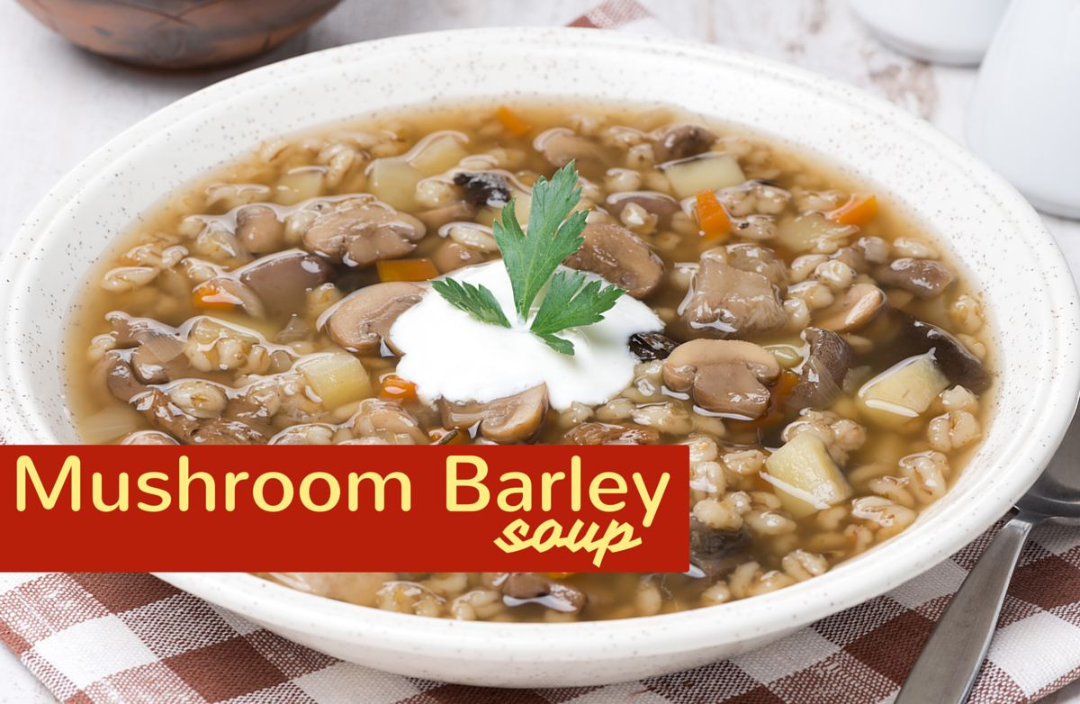Recipes For Mushroom Barley Soup
 Mushroom Barley Soup Recipe