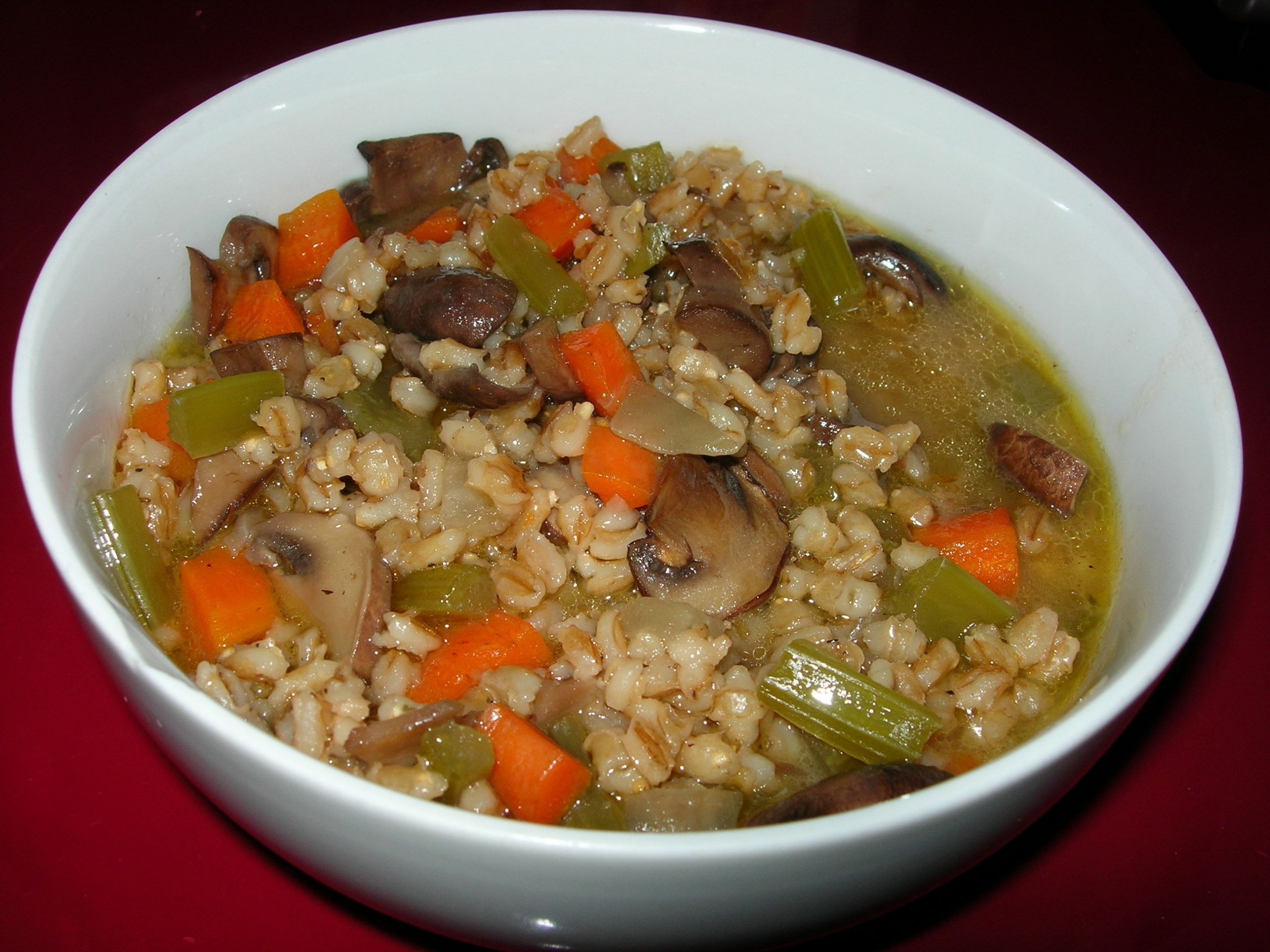 Recipes For Mushroom Barley Soup
 Mushroom Barley Soup Recipe — Dishmaps