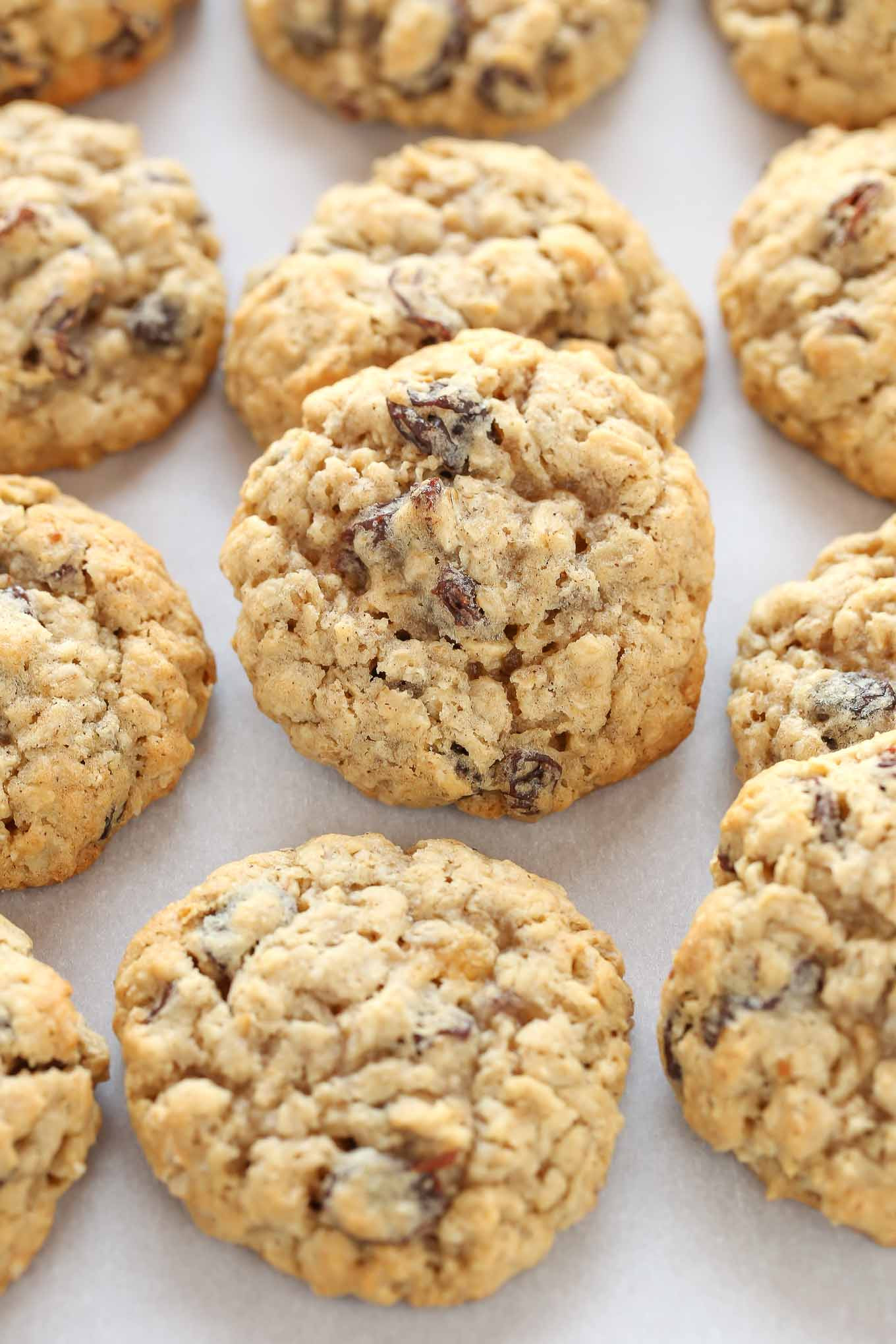 Recipes For Oatmeal Cookies
 Soft and Chewy Oatmeal Raisin Cookies