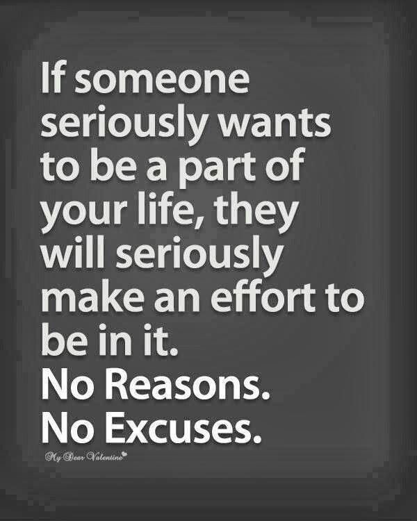 Relationship Excuses Quotes
 No reasons No excuses Love inspiration Quotes