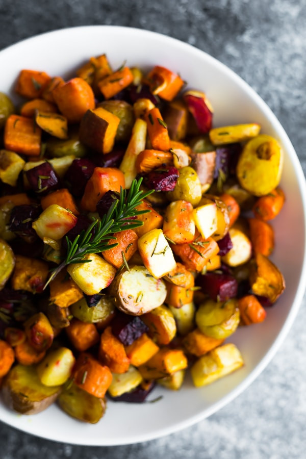 Roasted Root Vegetables With Rosemary
 Rosemary Roasted Root Ve ables