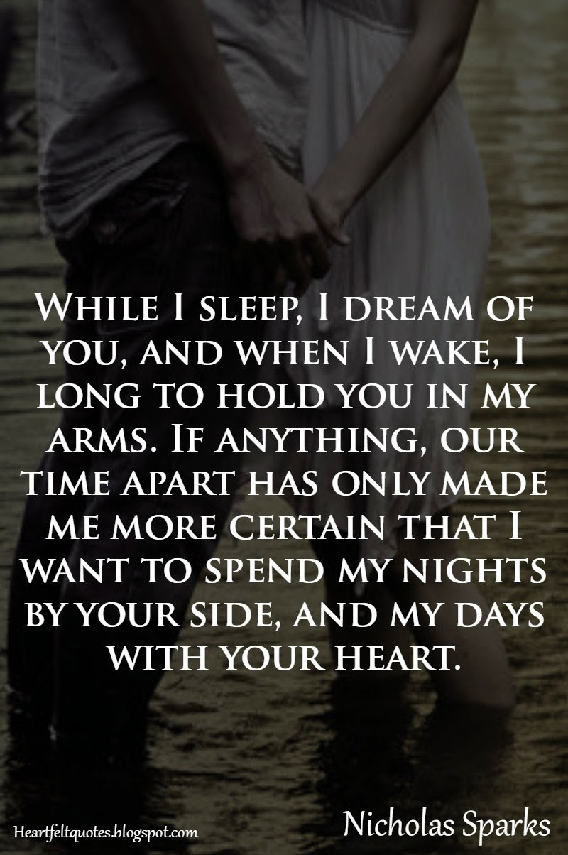 Romantic Quote Images
 Heartfelt Quotes Nicholas Sparks Romantic Love Quotes
