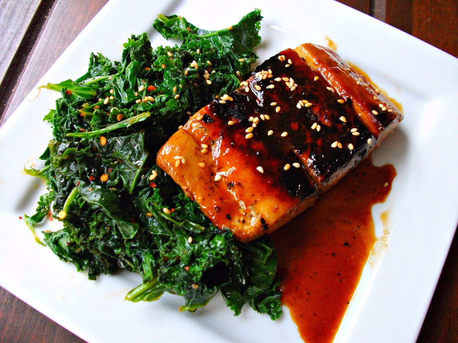 Salmon And Kale Recipes
 Miso Glazed Salmon Recipe — Dishmaps