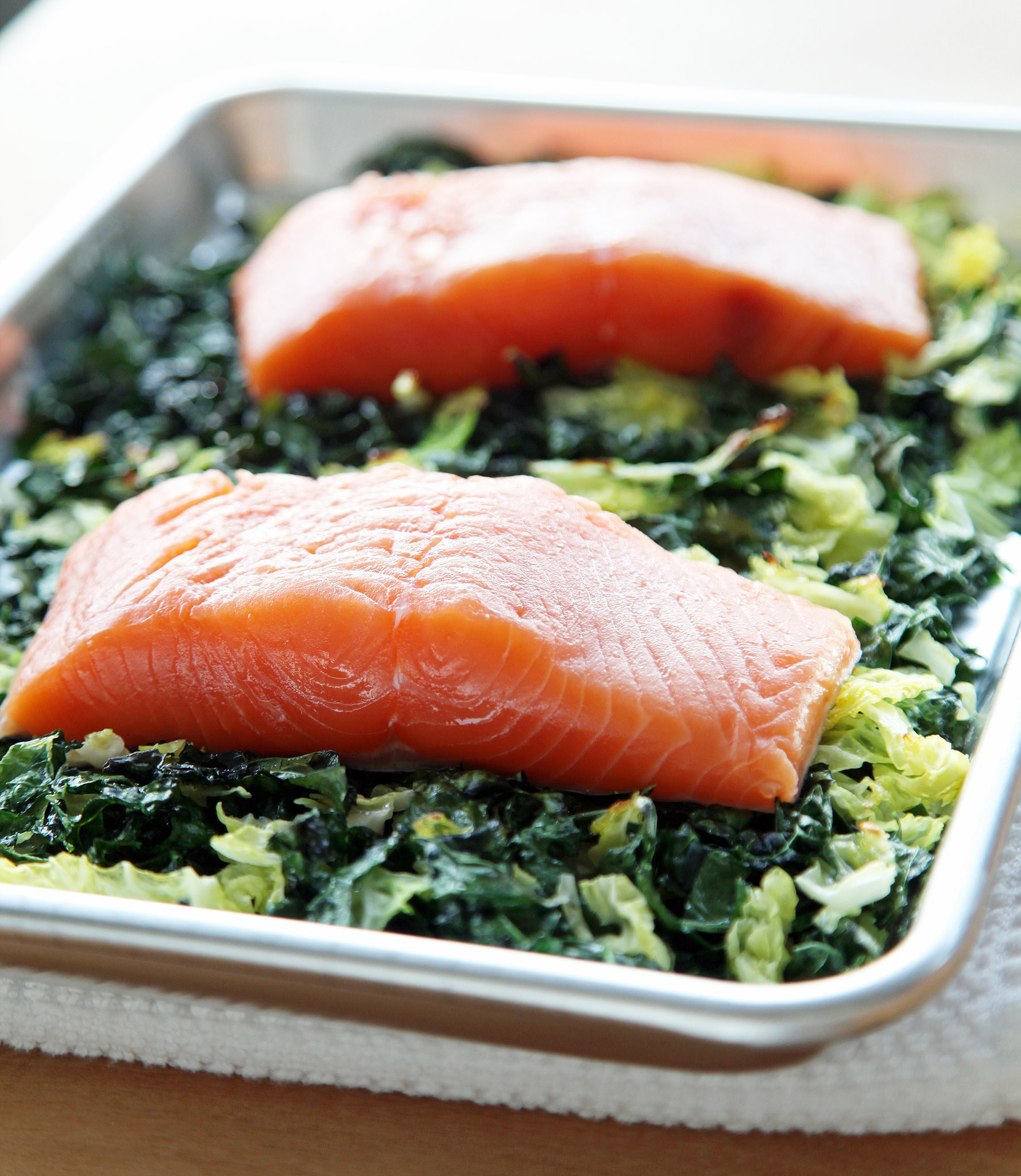 Salmon And Kale Recipes
 e Pan Salmon Dinner Recipe