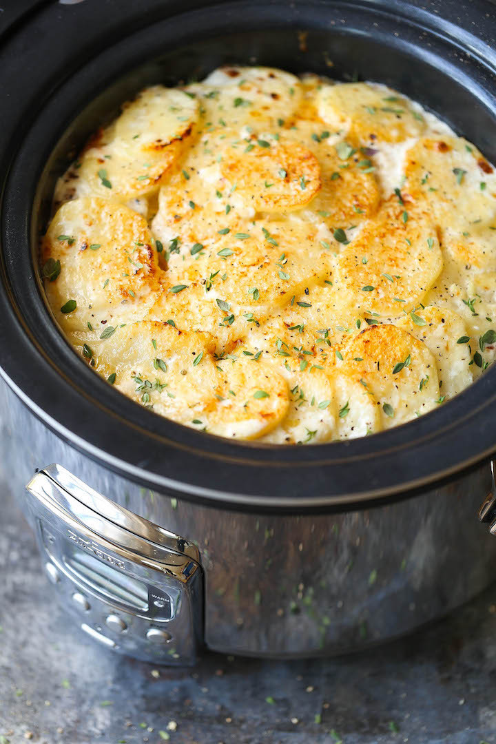 Scalloped Potatoes In Slow Cooker
 IC Friendly Recipes Slow Cooker Cheesy Scalloped Potatoes