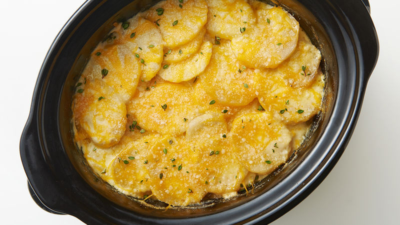 Scalloped Potatoes In Slow Cooker
 Slow Cooker Cheesy Scalloped Potatoes Recipe Tablespoon