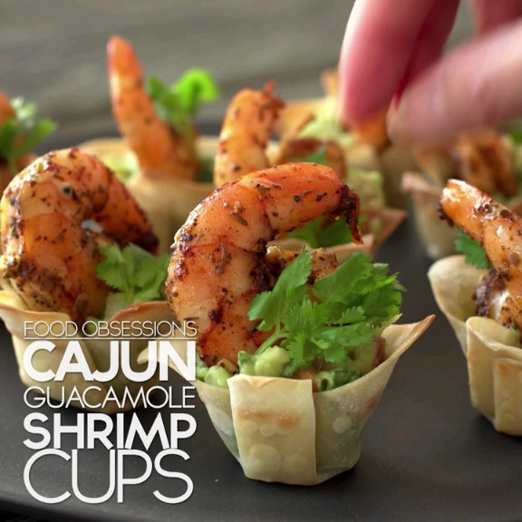 Shrimp Appetizer Ideas
 Cajun Guacamole Shrimp Cups Recipe