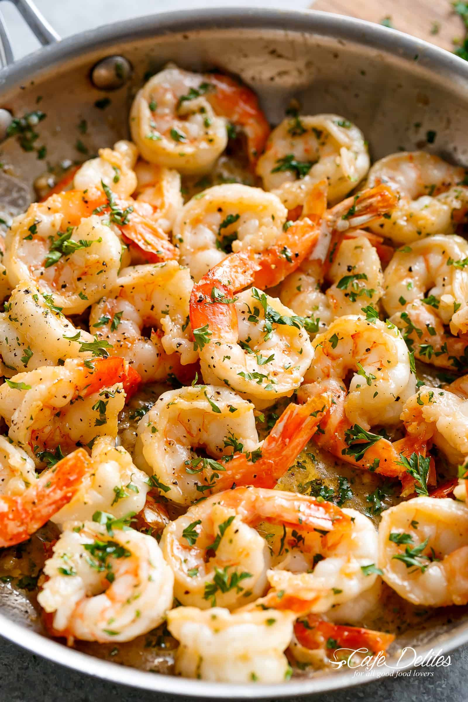 Shrimp Recipes Dinner
 Garlic Butter Shrimp Scampi Cafe Delites TheDirtyGyro