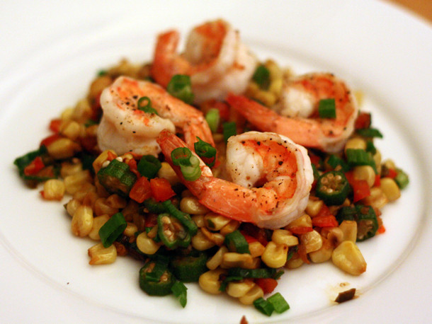 Shrimp Recipes Dinner
 Dinner Tonight Maque Choux with Shrimp Recipe