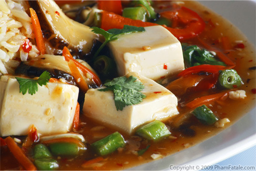 Silken Tofu Chinese Recipes
 Ve arian Mapo Tofu With Peas Recipes — Dishmaps