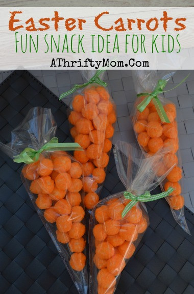 Snack Ideas For Easter Party
 Easter Carrots Fun Snack Idea for Kids Easter Snack A