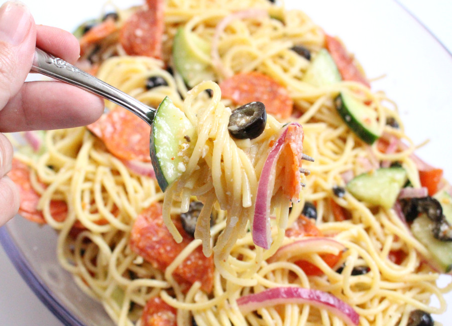 Spaghetti Pasta Salad Recipe
 Italian Spaghetti Pasta Salad Family Fresh Meals