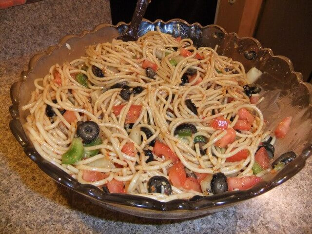 Spaghetti Pasta Salad Recipe
 Spaghetti Salad Recipe from CDKitchen