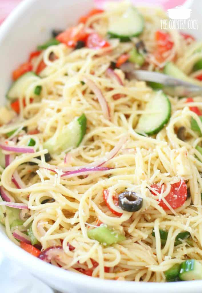 Spaghetti Pasta Salad Recipe
 Spaghetti Salad The Country Cook