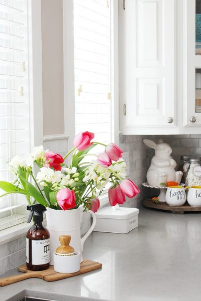 Spring Ideas Design
 Simple Spring Decorations for the Kitchen Clean and