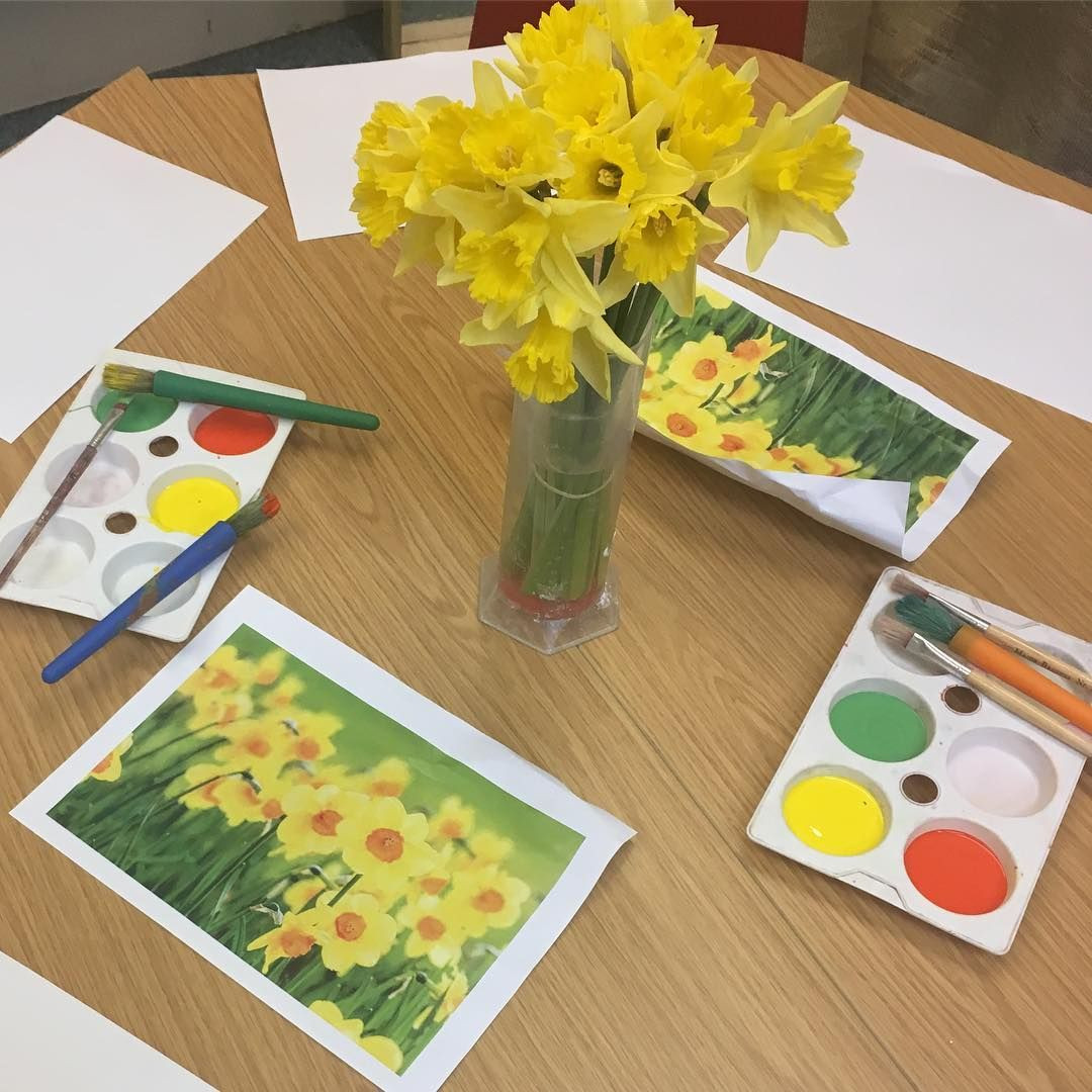 Spring Ideas Eyfs
 Spring flowers provocation and just because I m Welsh