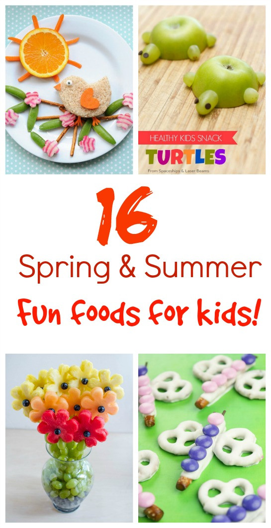 Spring Ideas Food
 A Collection of Springtime Fun Foods For Kids