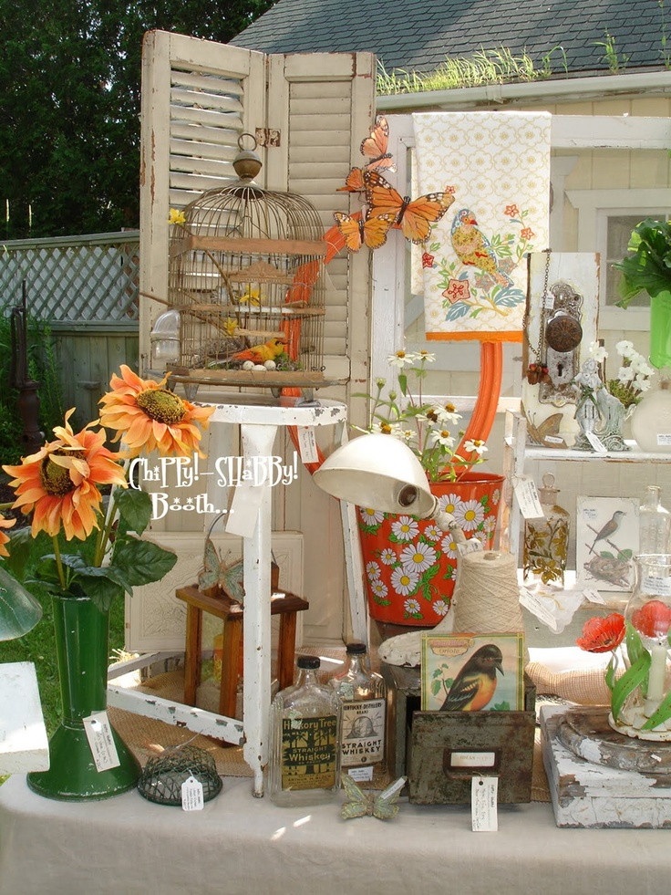 Spring Ideas For Resale Booths
 Lovely Spring Display vendor display
