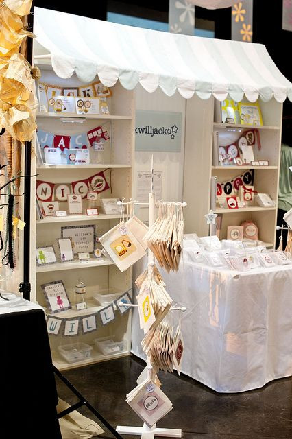 Spring Ideas For Resale Booths
 Craft fair booth