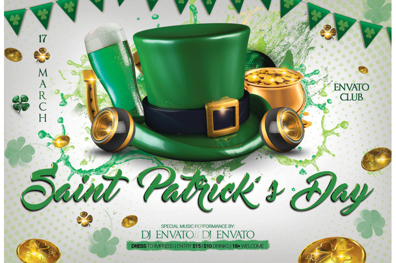 St. Patrick's Day Activities
 St Patrick s Day Flyer And Poster By artolus