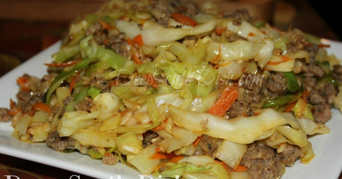 Stir Fried Cabbage
 Stir Fried Cabbage Bowl Asian food